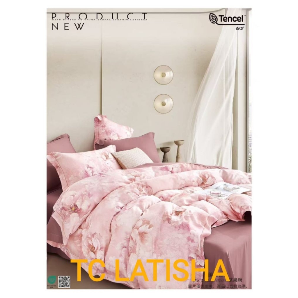 Kain Sprei Tencel 60s Motif Latisha
