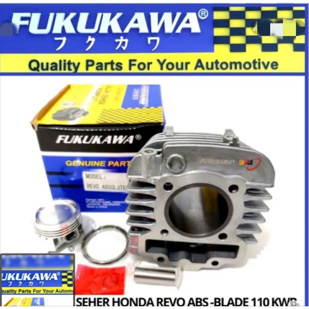 Blok komplit block mesin revo absolute piston set kwb Revo absolute