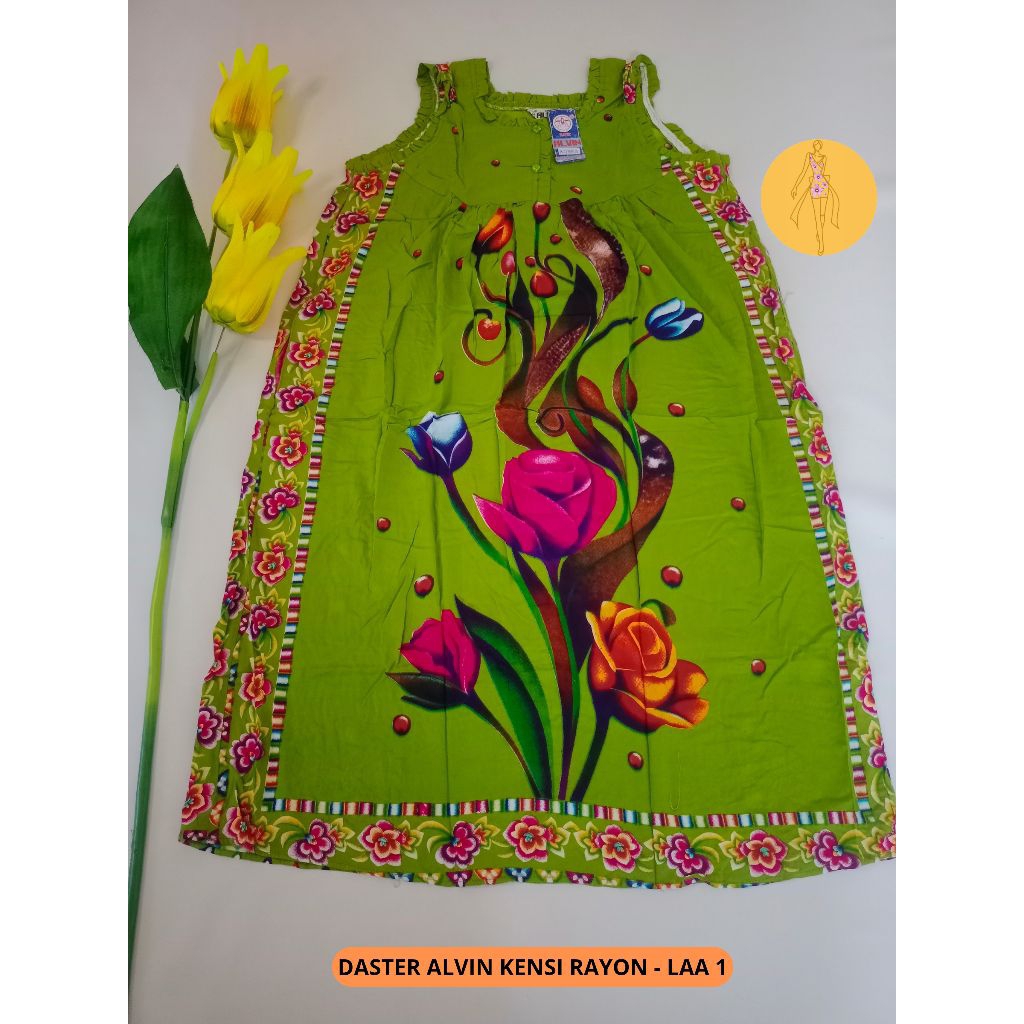 Daster Kensi Alvin Printing|Daster Batik|Baju Tidur Batik Alvin|Daster Batik Alvin Rayon Printing|Da