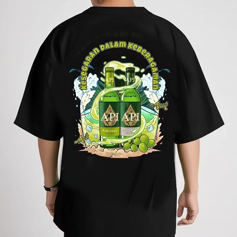 Kaos Combed Oversize API Official – Unisex