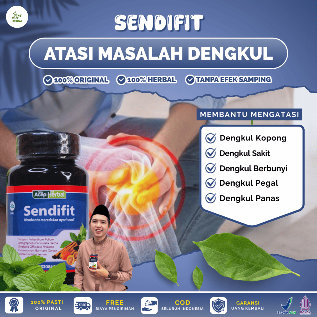 Sendifit Untuk Dengkul Kopong, Dengkul Sakit, Dengkul Berbunyi, Dengkul Pegal, Dengkul Panas, Dengku