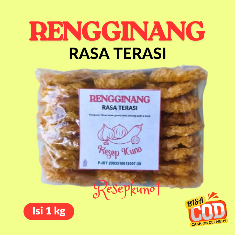 

Rengginang Mentah Terasi Rangginang Isi 1 Kg