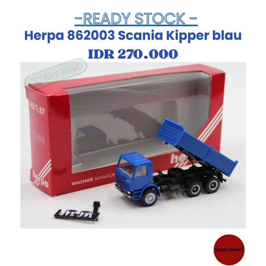 Herpa 862003 Scania Kipper blau 1:87 HO