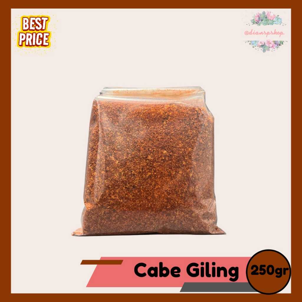 

Cabe Giling 250gr Untuk Aneka Makanan Kuah dan Kering Berbagai Macam Tekstur Halus , Sedang , Kasar