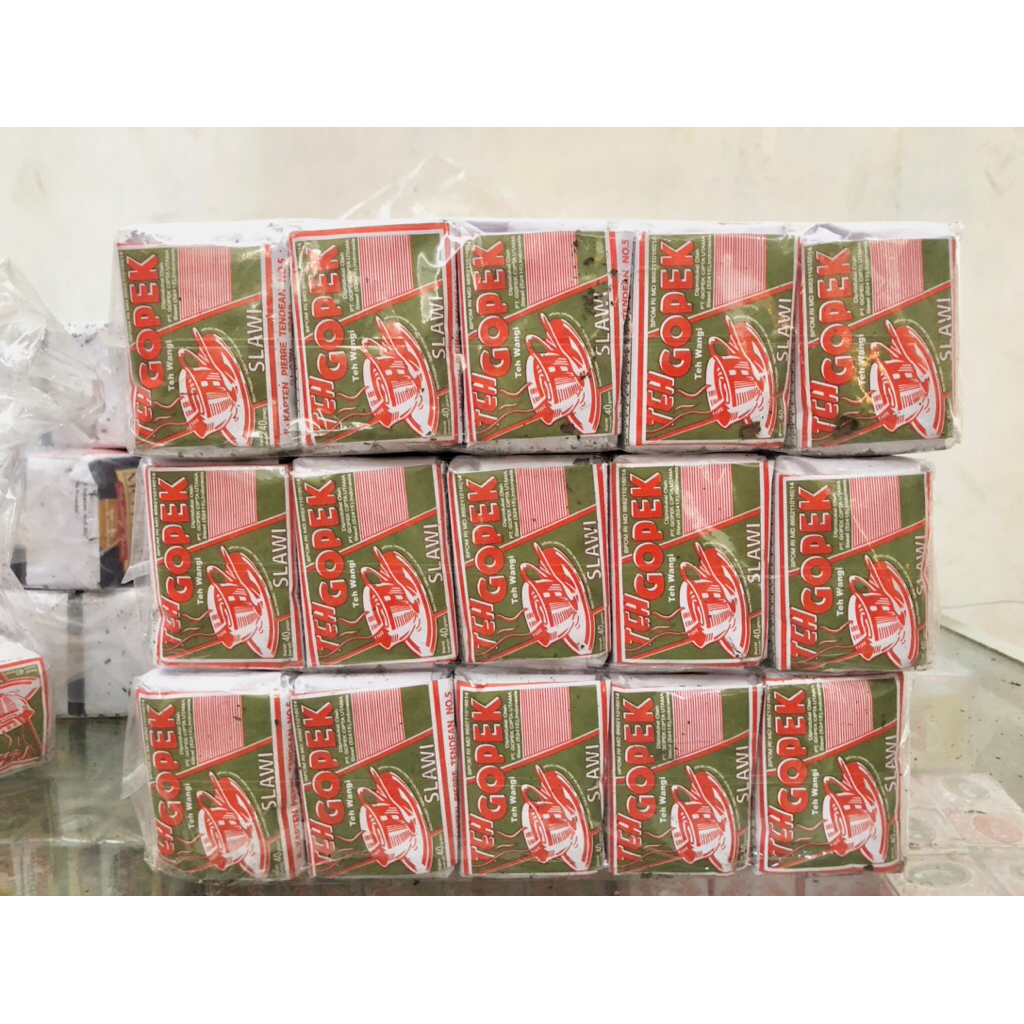 

[COD] Teh Gopek 1 Pack Isi 10 Pcs | Teh Daun Tradisional Asli | Teh Seduh Wangi Pekat | Teh Gopek Satu Pak Kemasan Ekonomis Murah Hemat