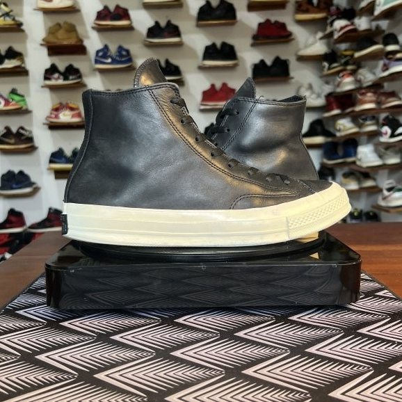 43 - Converse CT Hi 70s Black/Egret Leather
