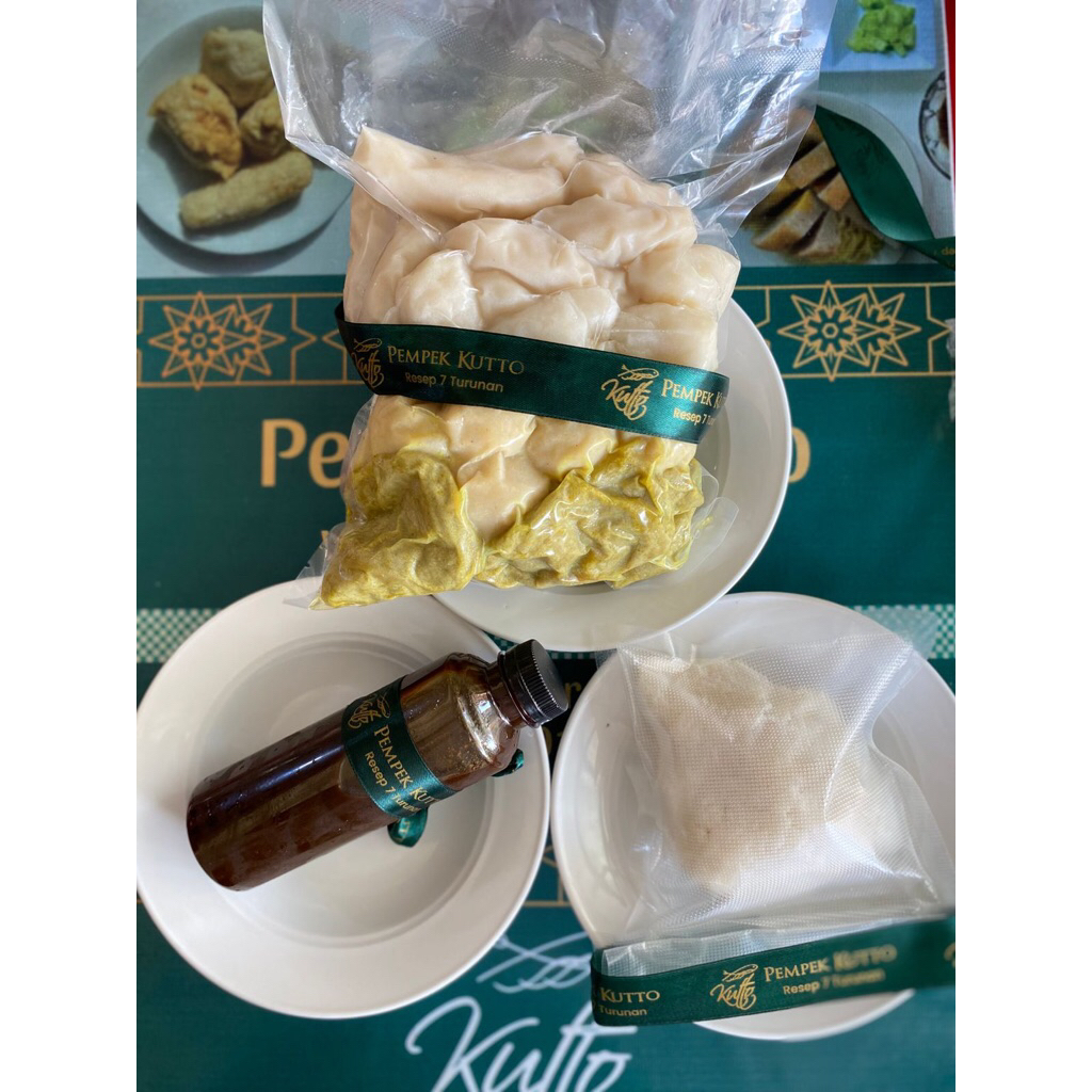 

PEMPEK KUTTO ISI 50 pcs pempek kecil [ GRATIS KAPAL SELAM BESAR] Asli palembang