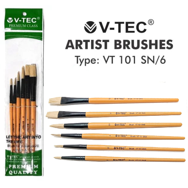 

Brush / Kuas V-Tec Premium VT 101SN/6