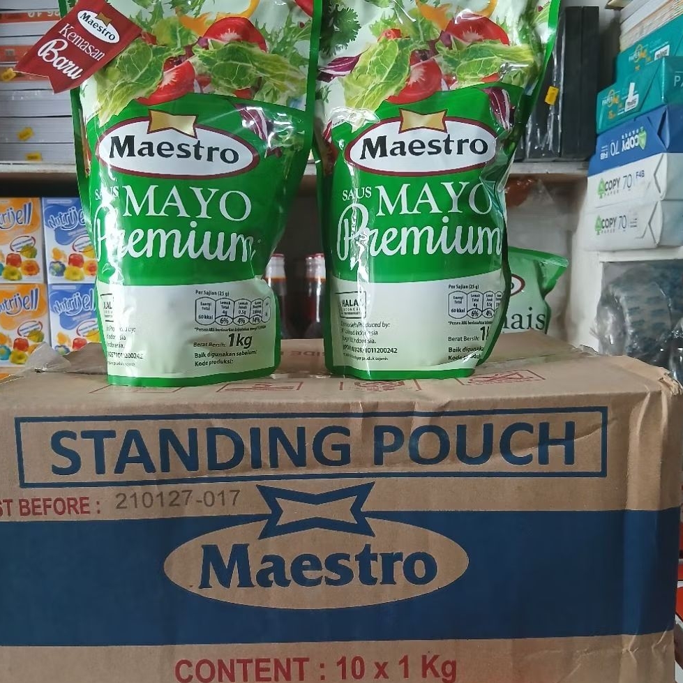 

Maestro Saus Mayo Premium Kemasan Baru - 1 Kg
