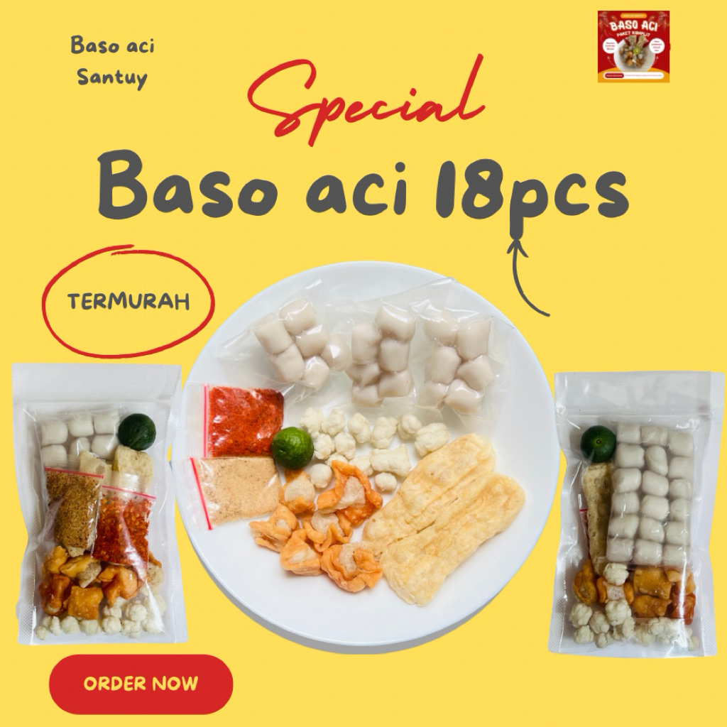 

Baso Aci Santuy 18 butir | Bakso Aci Termurah | Baso aci Santuy