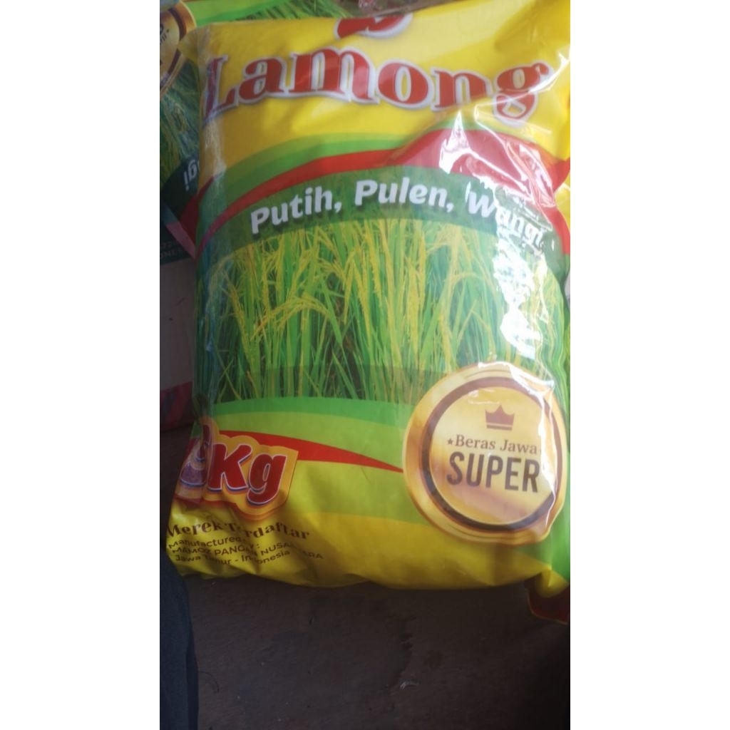 

Beras Lamong kemasan 5 kg