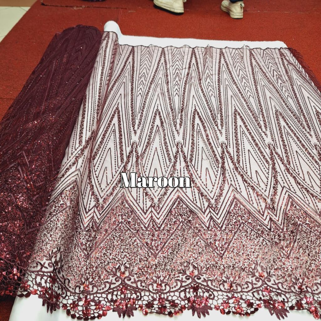 Kain tile payet siqui spaingle premium bahan import