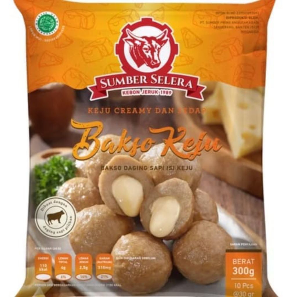 

Bakso Keju Sumber Selera 300gr - Bakso Daging Sapi Isi Keju
