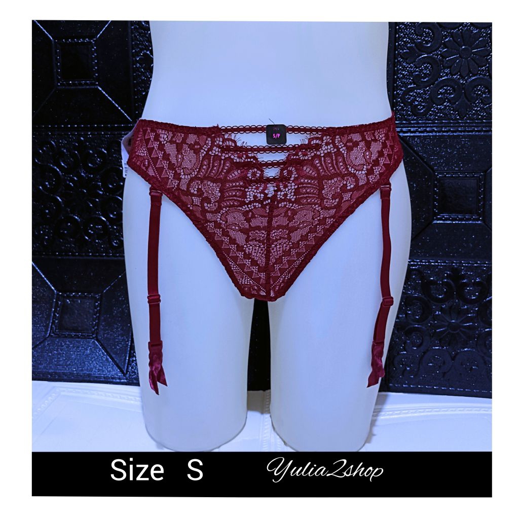 SALE  NEW LA SENZA  GARTER  PANTES /THONG LINGERIE LASENZA