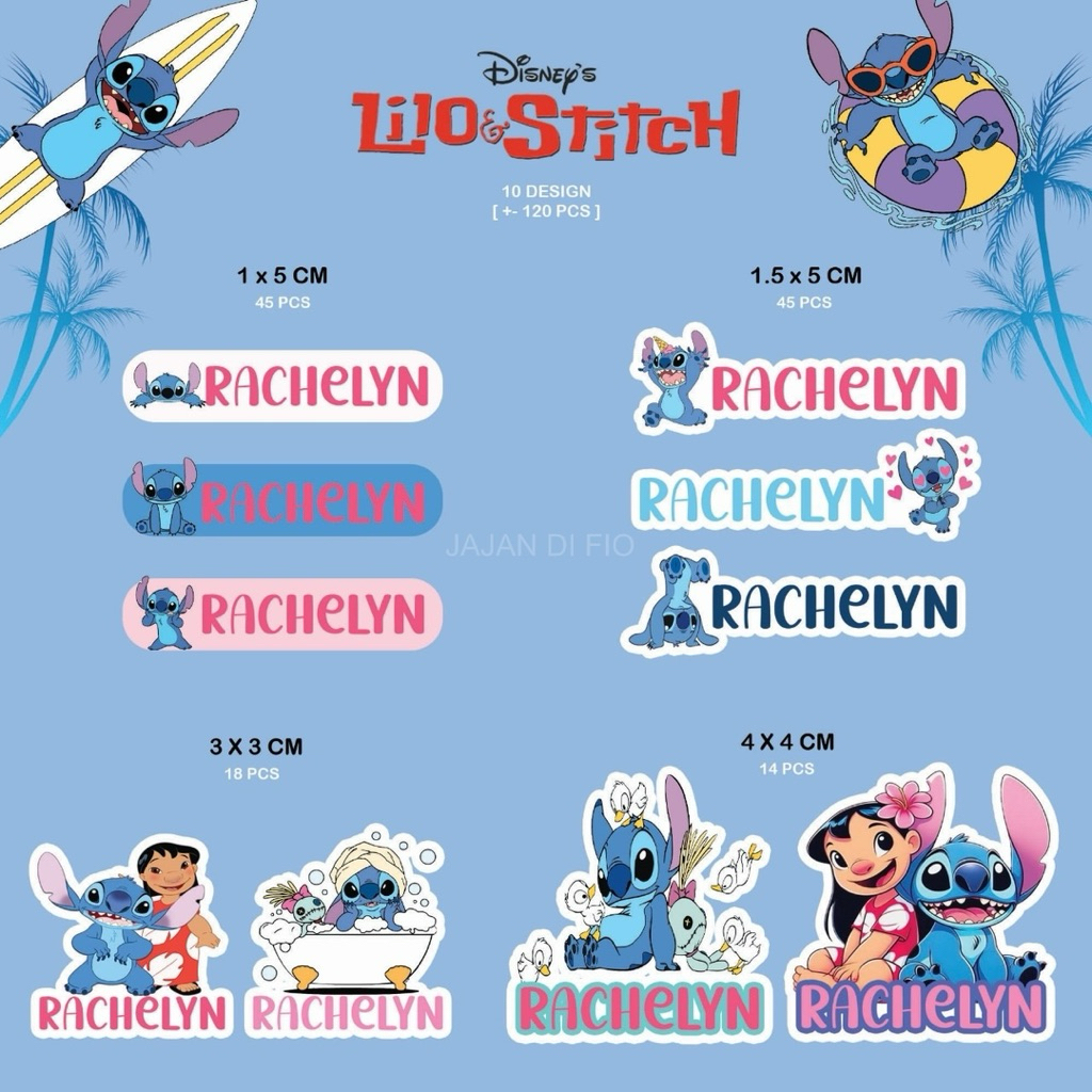 

PROMO Sticker Nama waterproof 120 pcs PO 1 hari / sticker label nama / sticker nama custom / sticker custom / stiker custom