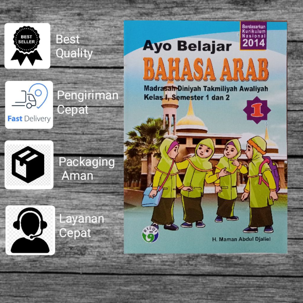 

Buku Bahasa Arab madrasah Diniyah takmkliyah i'dadiyah kelas 1 semester 1 dan 2 Kurikulum 2020