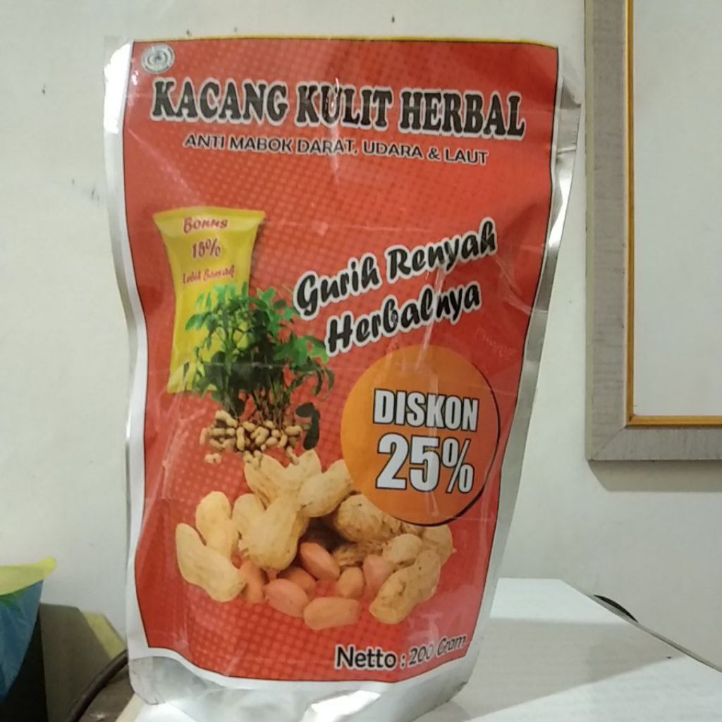 

kacang kulit herbal