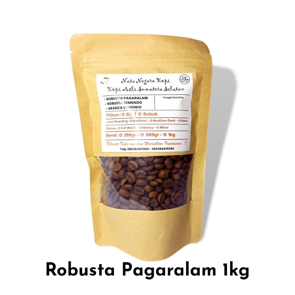 

Robusta petik merah Pagaralam 1 kg