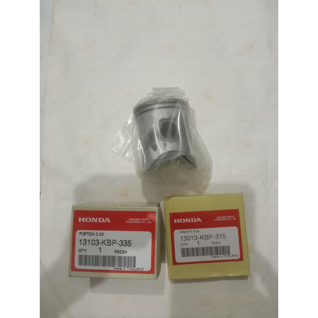 PISTON SEHER RING HONDA NOVA DASH OVERSIZE OS 50 ORIGINAL