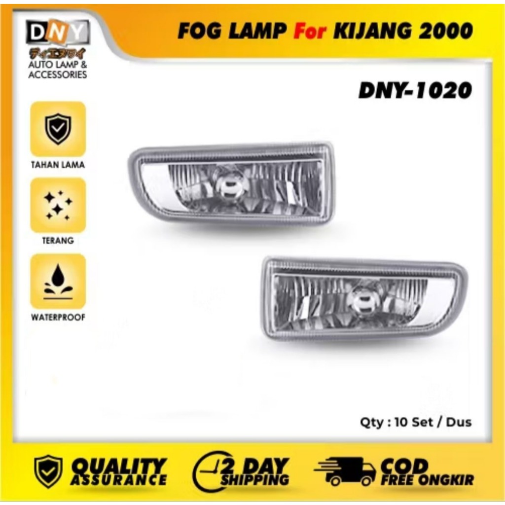 DNY Fog Lamp Lampu Kabut untuk Toyota Kijang 2000 Set 1020