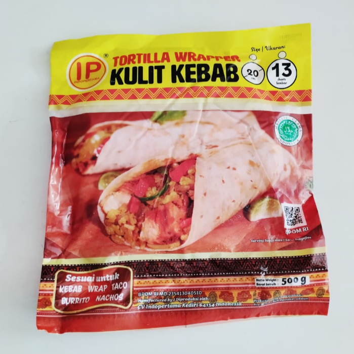 

Kulit Kebab Tortilla IP Ukuran 20cm