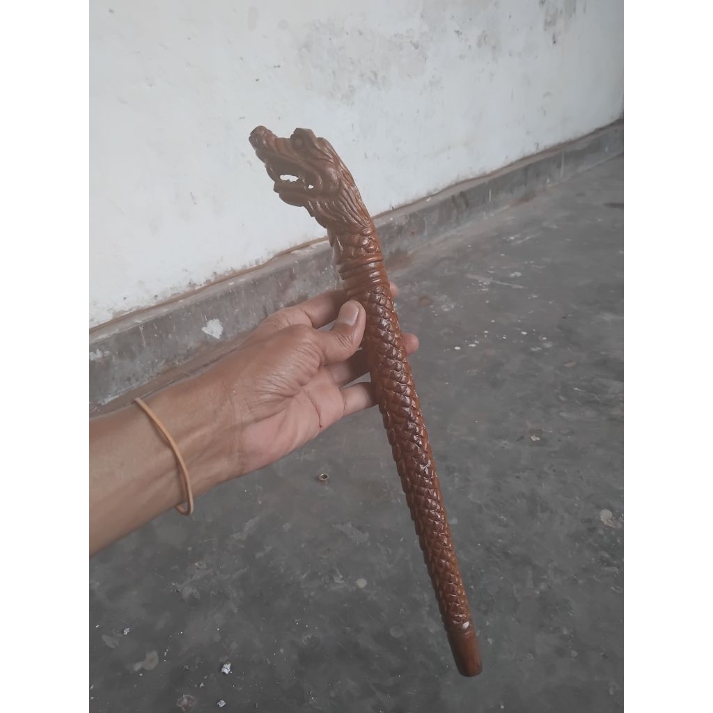 TONGKAT KOMANDO KERIS UKIR NAGA