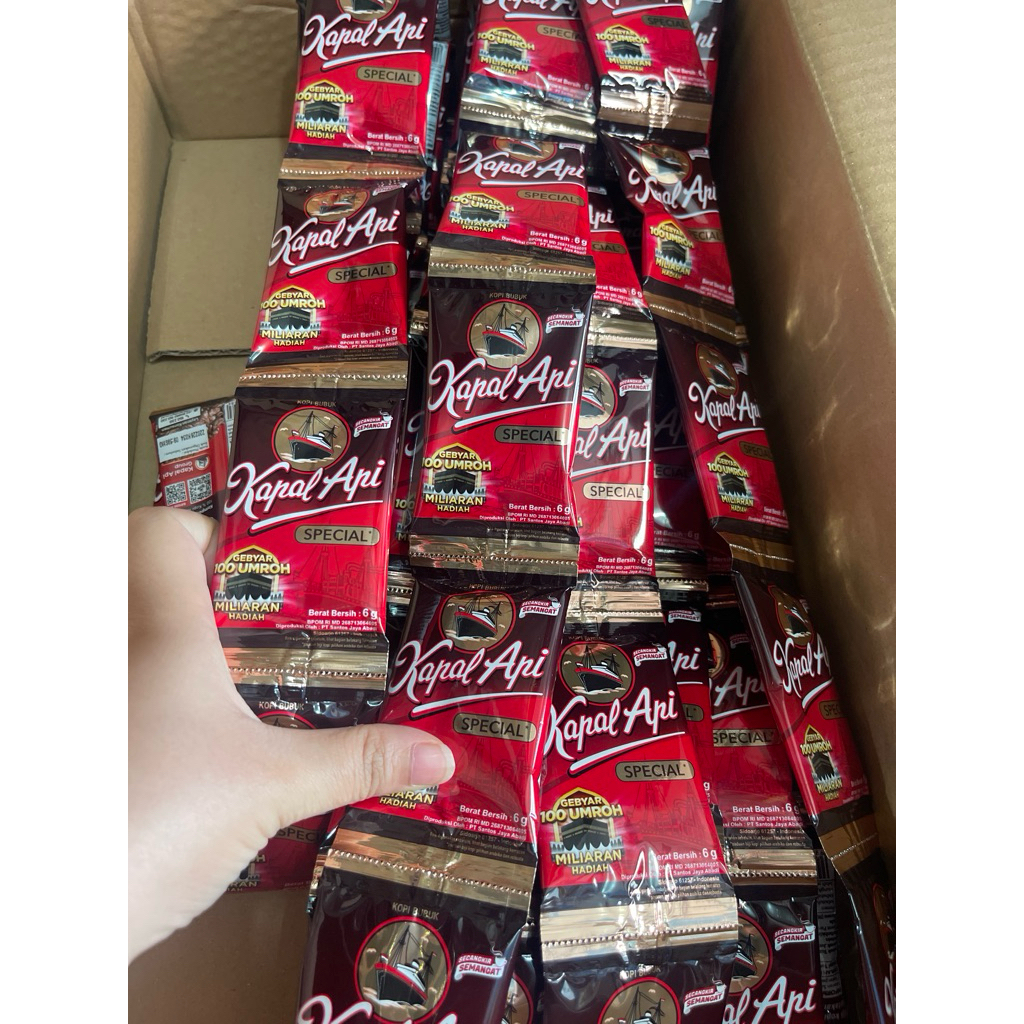 

Kopi Kapal Api Special 6gr 1renceng