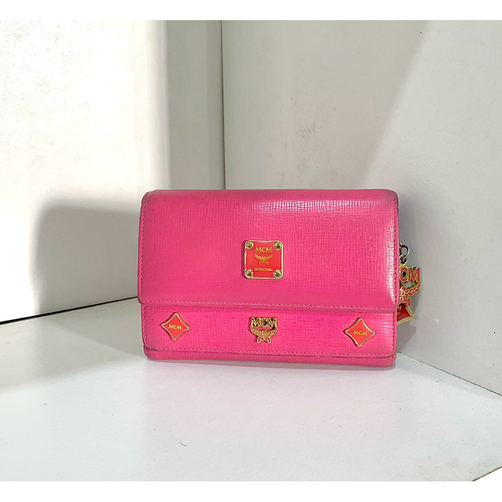Dompet Mcm Fuschia Ori