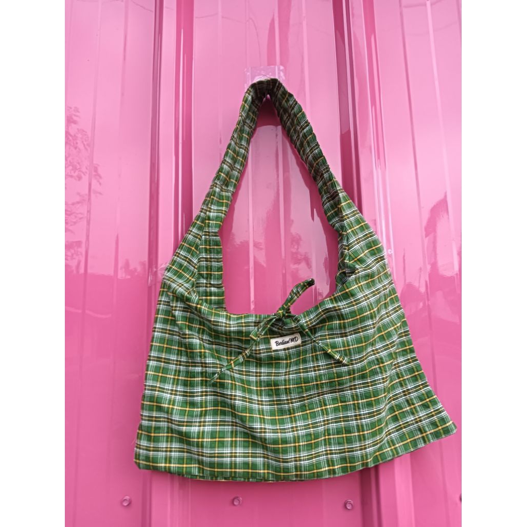 Tas Kotak Hijau Sage