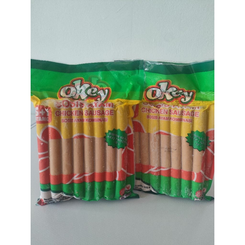 

okey sosis ayam 500g 16batang