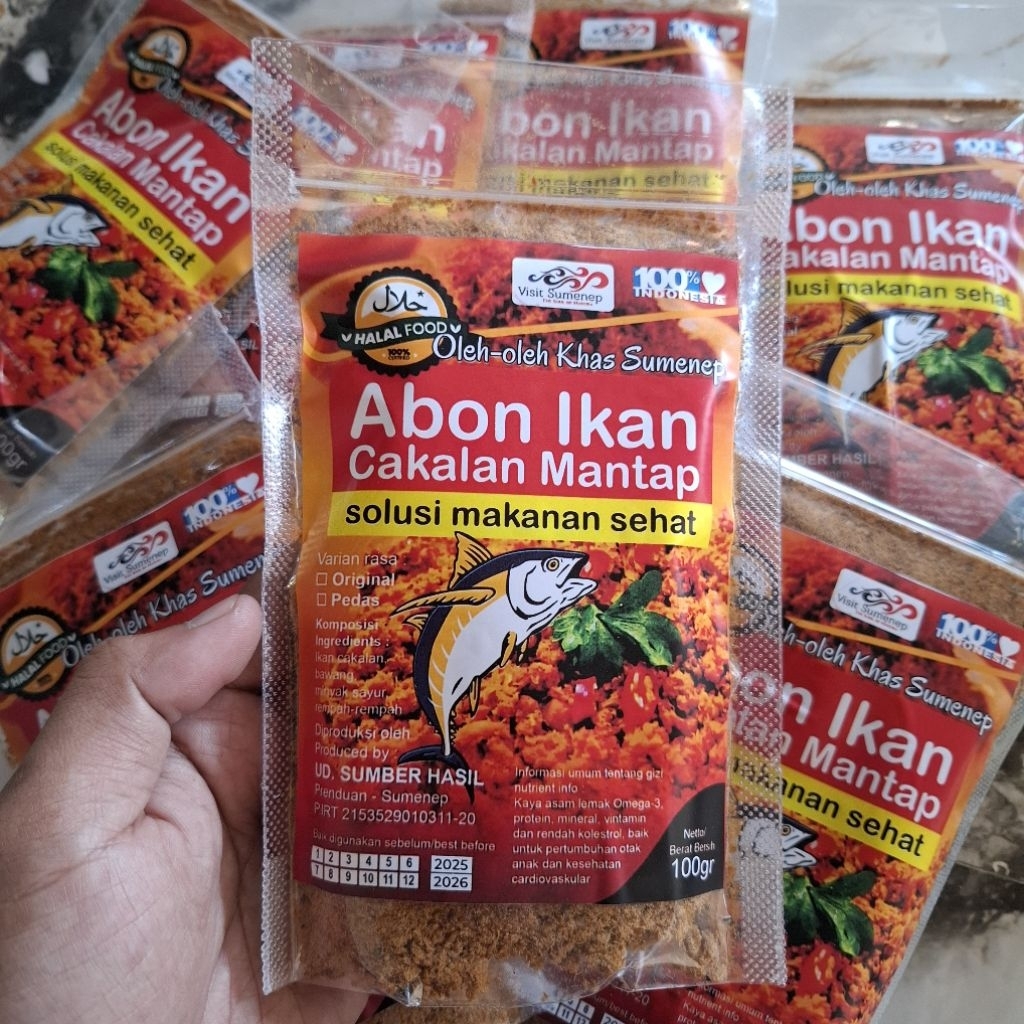 

ABON ikan Cakalan / Tongkol Khas Madura Makanan Sehat Cocok Buat Anak-Anak