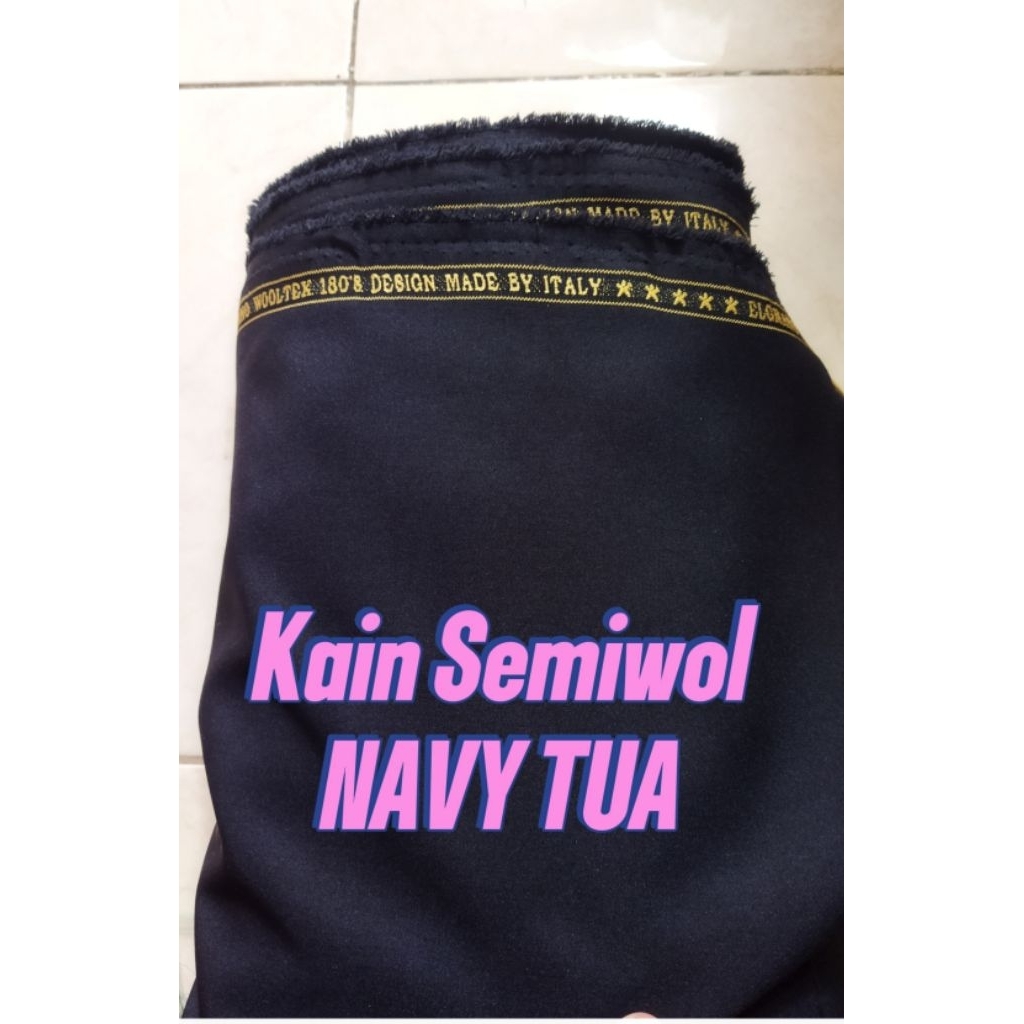 Bahan Celana Semi Woll Meteran