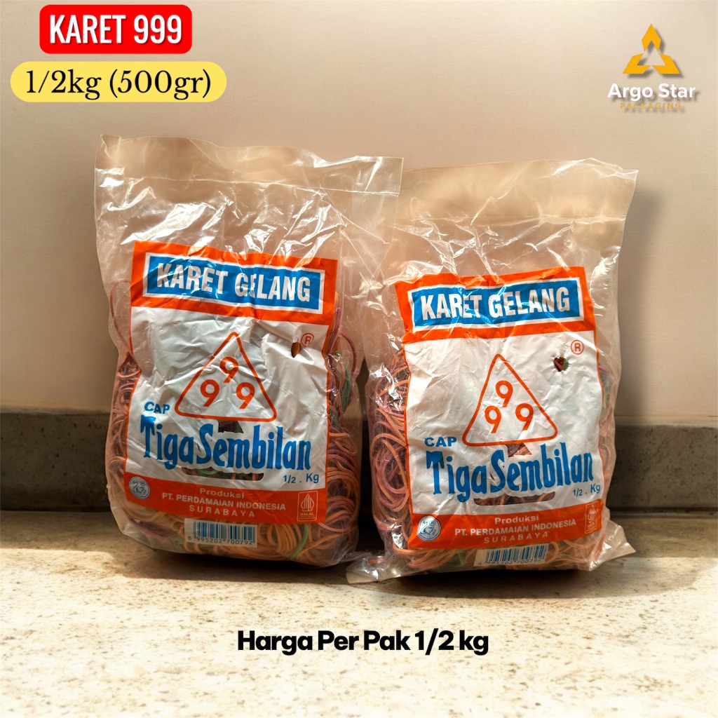 

Karet Gelang 999 1/2 Kg | Karet Gelang 999 500gr | Karet Gelang Tiga Sembilan