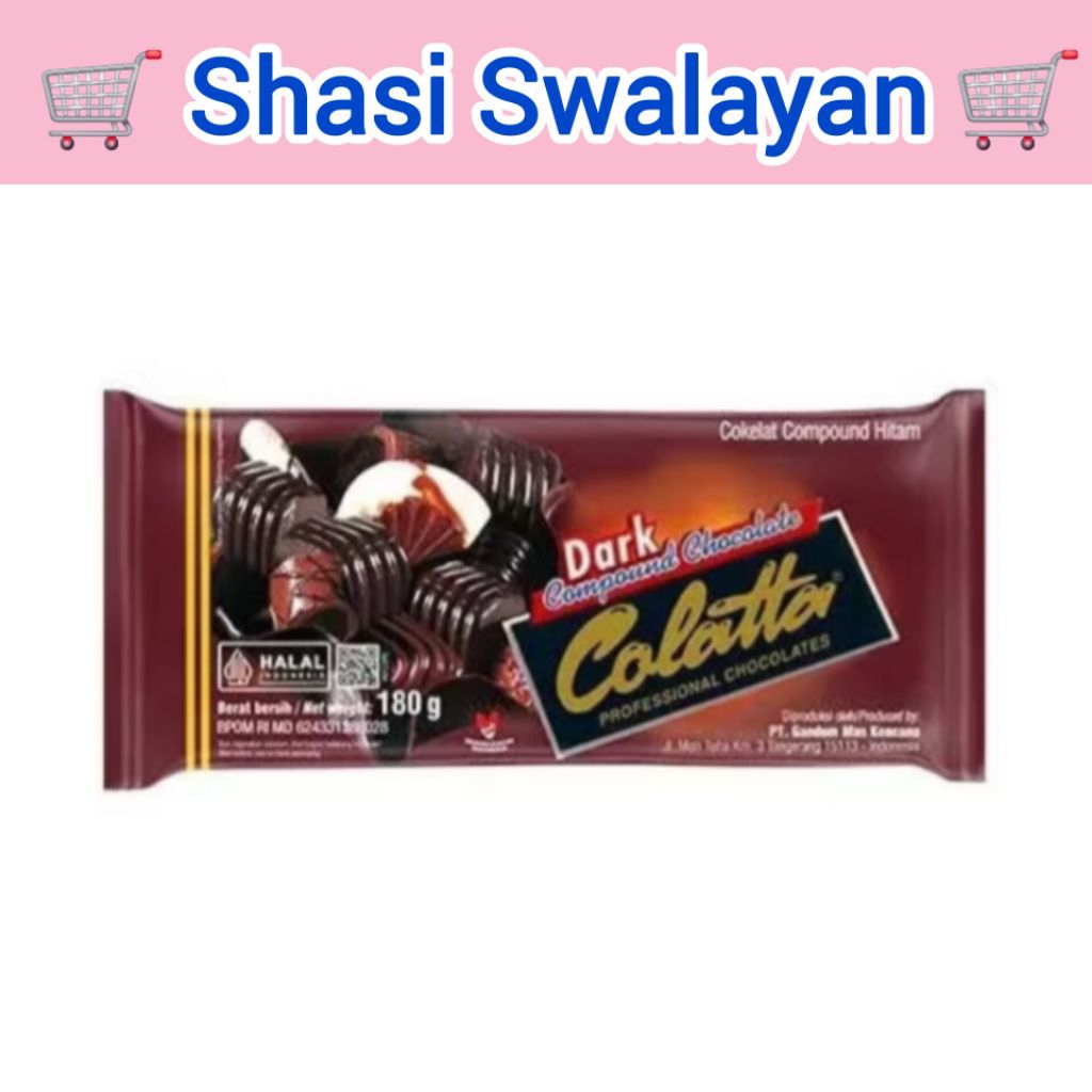 

Colatta Dark Chocolate 180gr - Cokelat Batang