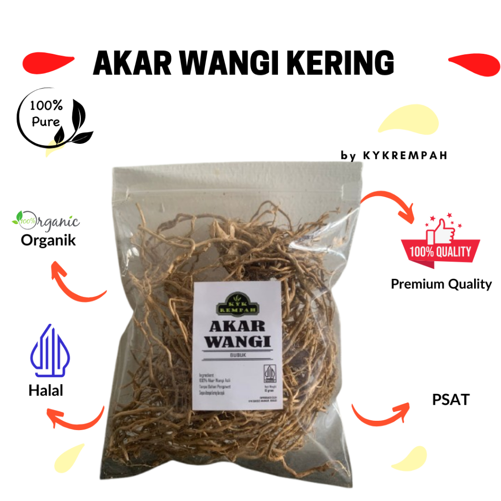 

Akar Wangi Kering Murni / Akar Wangi Kering ORI