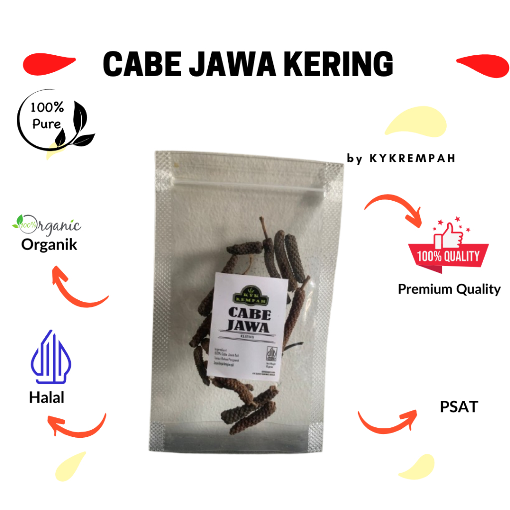

Cabe Jawa Murni ( Varian Kering / Bubuk )