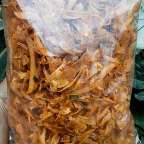 

keripik singkong keriwil pedas renyah kriuk