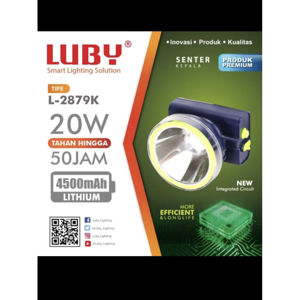 senter kepala luby 20 Watt L-2879K