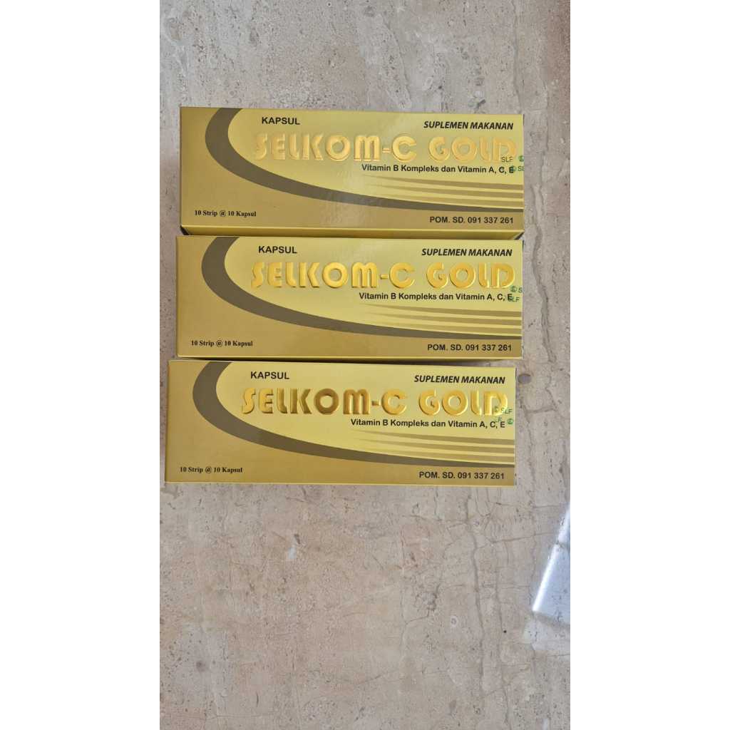 Selkom-C Gold 1 box isi 10 strip
