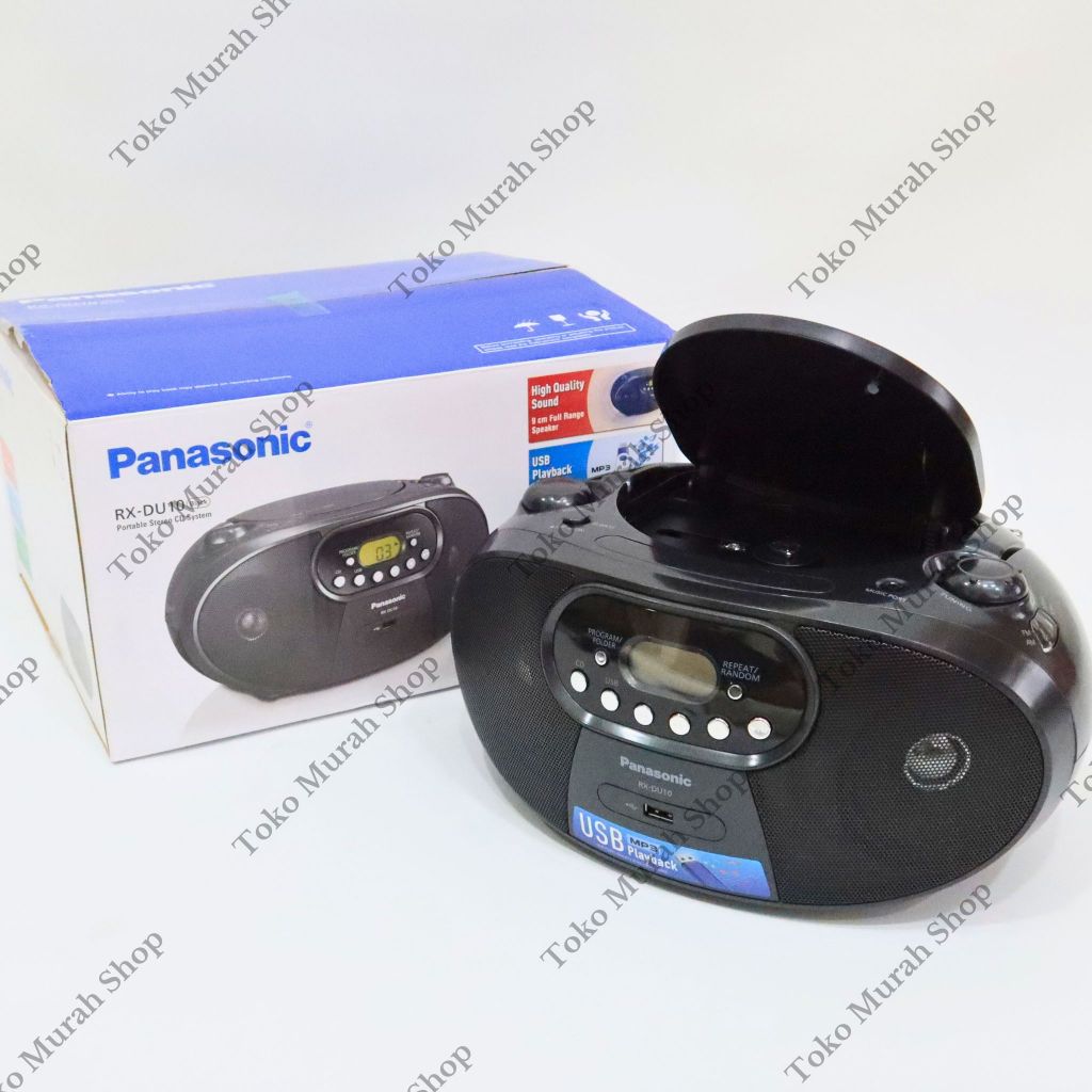 Radio Dvd Player Boombox Panasonic RX-DU10 Portabel Stereo System Audio Player