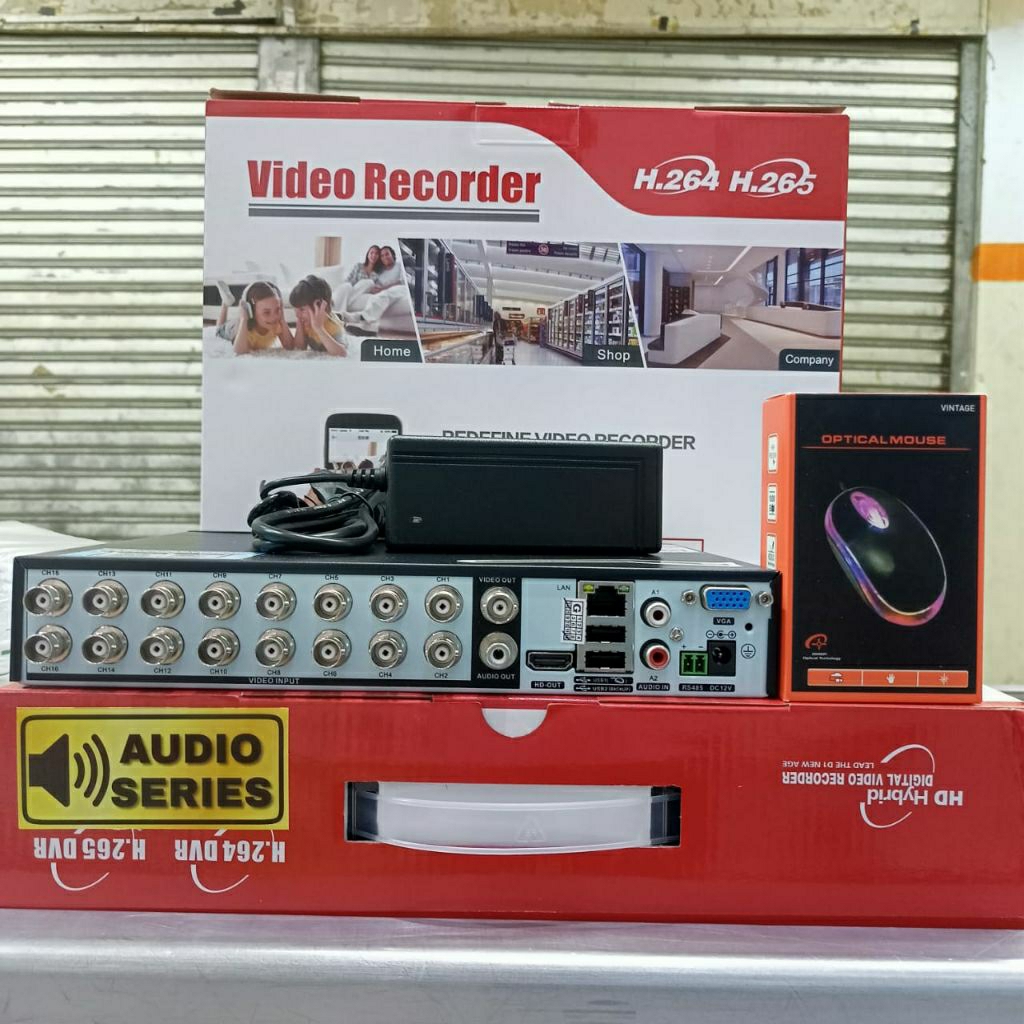 DVR Exmeye 16CH 5MP Audio H.265