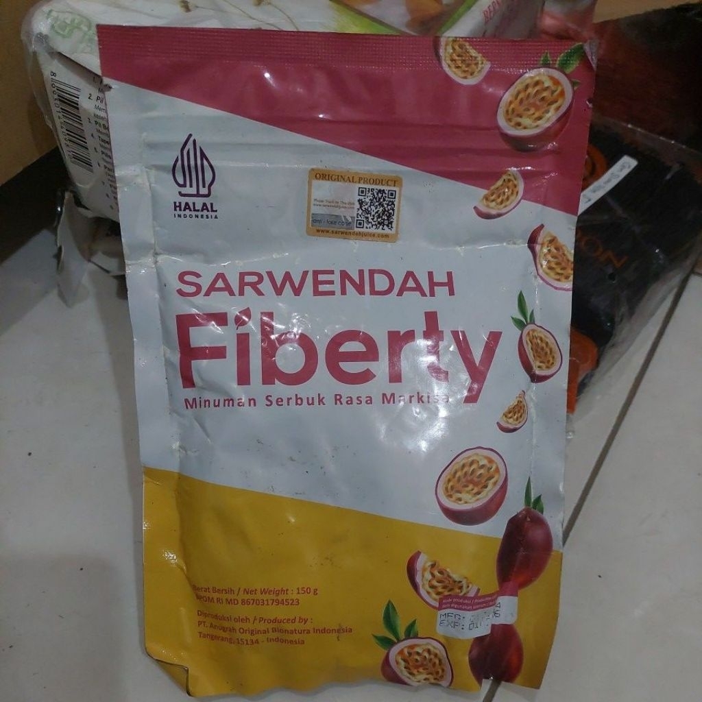 

SARWENDAH FIBERTY MINUMAN SERBUK RASA MARKISA 150GR