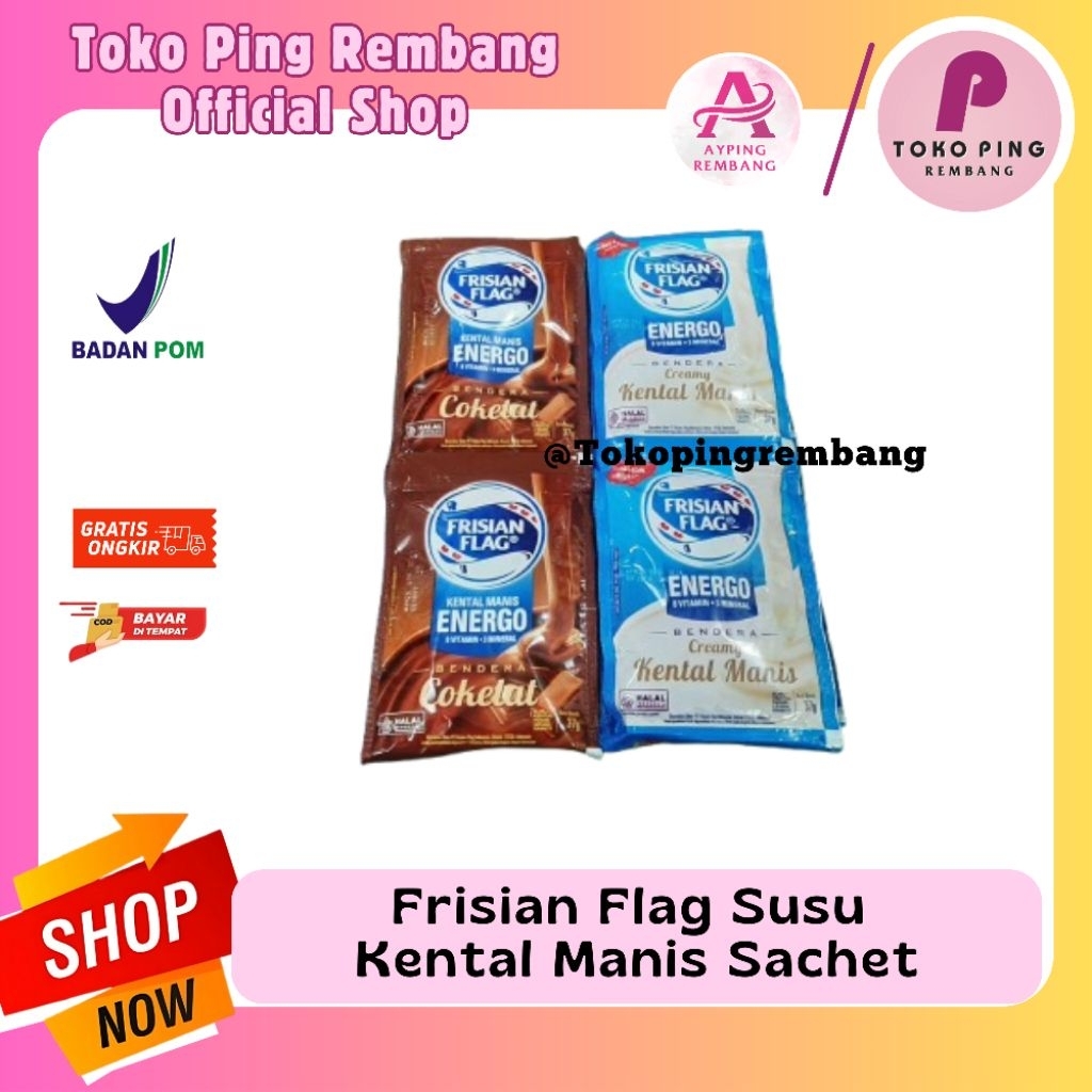 

Frisian Flag Susu Bendera Sachet DAPAT 2PAK (12pcs)