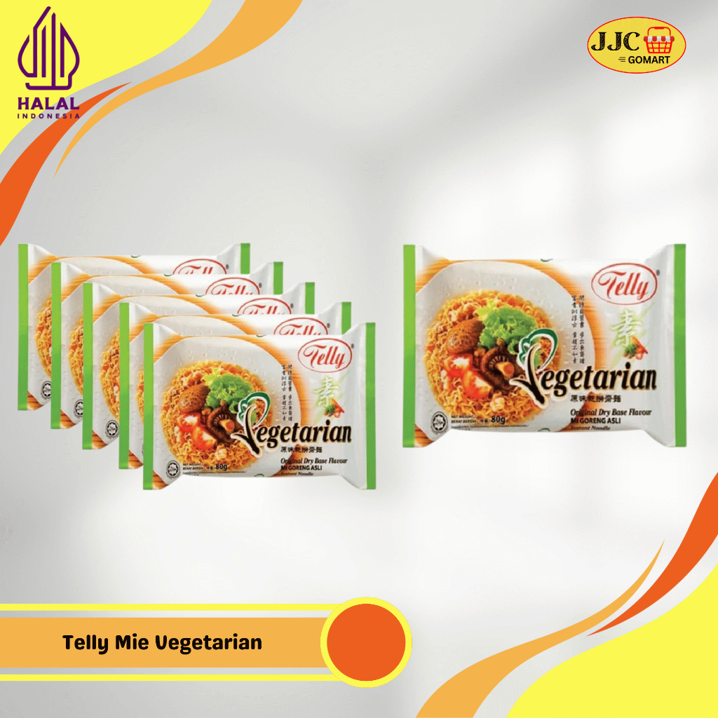 

Telly Mie Chay Vegetarian 80g Mie Instant Vegetarian Kemasan Pcs & Bal