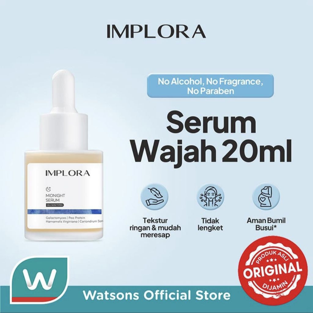Implora Midnight Serum All Skin Types 20ml