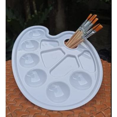 

alat lukis palet lukis 1 set lengkap alat lukis anak