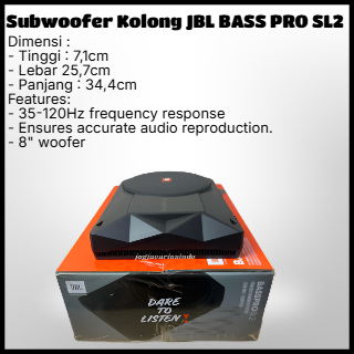 Subwoofer Kolong JBL BASS PRO SL2 JBL Sub Kolong JBL 8 Inch ORIGINAL
