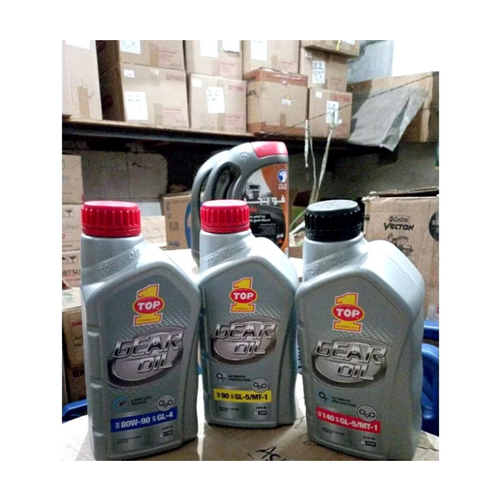 Oli TOP1 - Oli pelumas gear transmisi manual synthetic GL4 GL5 SAE 80W-90, SAE 90, SAE 140 - 1 Liter