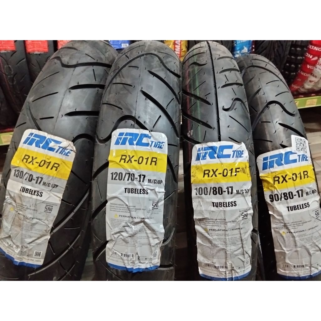 BAN MOTOR TUBLES IRC RX01 RING 17/ BAN IRC ORIGINAL MOTOR SPORT