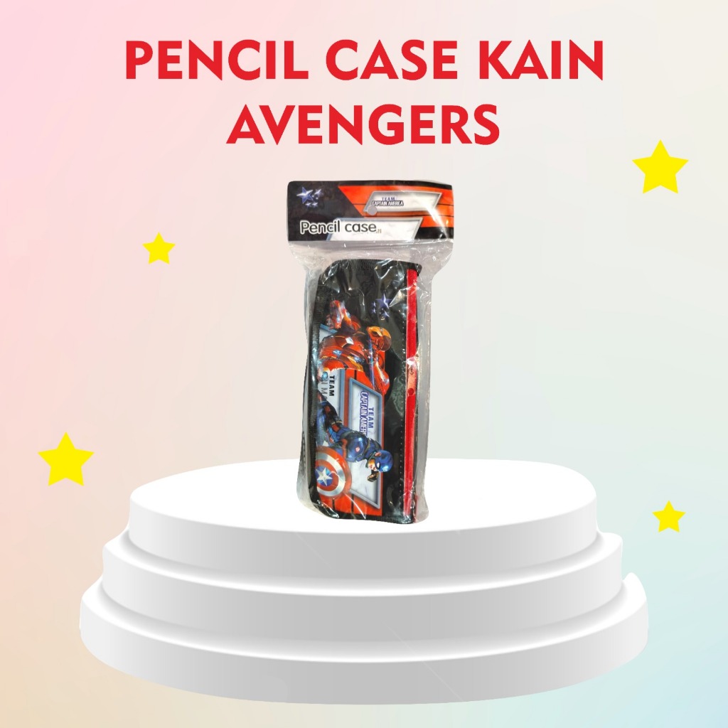 

PENCIL CASE KAIN AVENGERS 5202HB/TEMPAT KOTAK PENSIL PENCIL BAG KARAKTER SUPERHERO AVENGERS